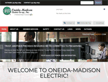 Tablet Screenshot of oneida-madison.coop